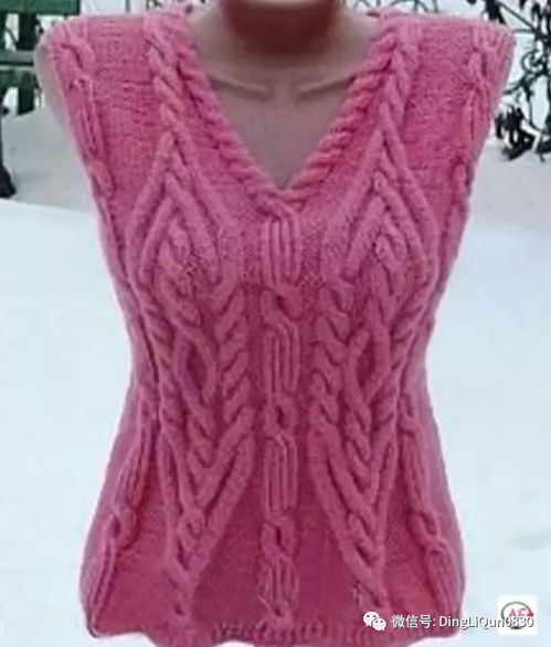 針織作品 時尚流行的80款坎肩背心編織花樣