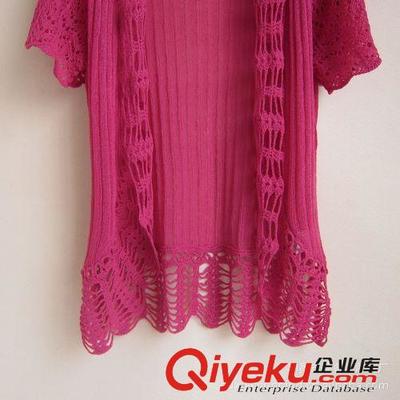 2014日系外貿(mào)原單 春秋新款女式針織衫鏤空鉤花開衫披肩廠家直銷圖片|2014日系外貿(mào)原單 春秋新款女式針織衫鏤空鉤花開衫披肩廠家直銷產(chǎn)品圖片由即墨市錦多元服裝廠公司生產(chǎn)提供-